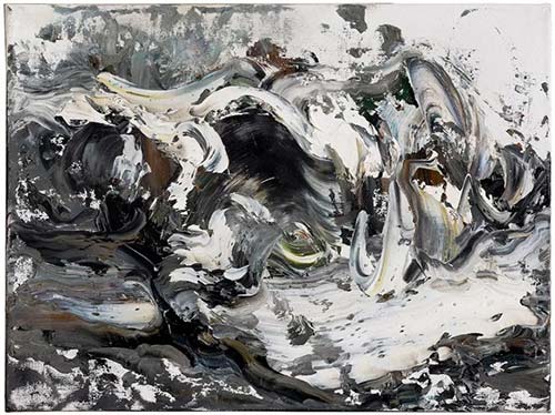 Maggi Hambling，Wave crashing, March，2009，版權(quán)屬于 Maggi Hambling