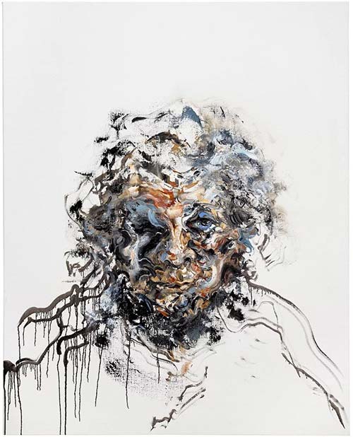 Maggi Hambling，Self portrait，2017，版權(quán)屬于 Maggi Hambling