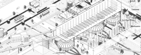 建筑景觀城市空間,運(yùn)用前沿算法與技術(shù)搭建元宇宙中心
