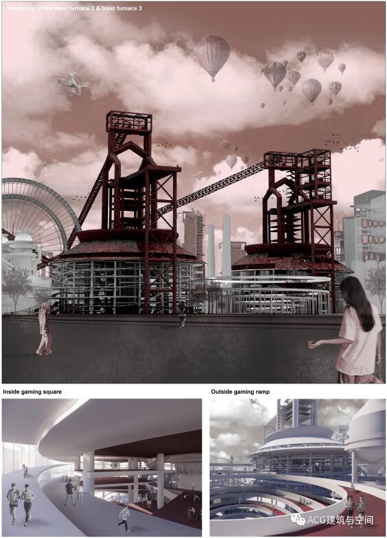 游戲建筑場景打造社交概念作品集