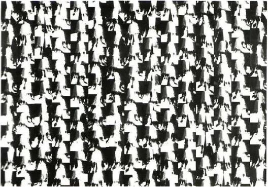 《拱》（Arches），1967年，  明膠銀鹽印相工藝，雷·K.梅茨克